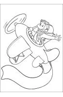 Curious George kleurplaat 19